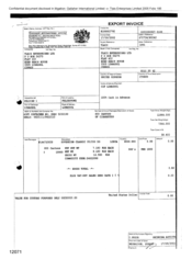 [Invoice from Gallaher International Limited Invoice to Tlais International Limited for 800 cartons of cigarettes]