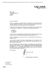 [Letter from Norman BS Jack to Abu Hameed regarding the meeting to resolve commercial matters]