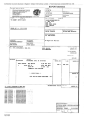 [Export Invoice from Tlais Enterprises Ltd on behalf of Gallaher International Limited on Dorchester Int L FF]