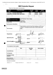 [NBD production request by Norman Jack for Sovereign Classic Lights Global]