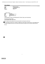 [Email from Graham McGregor to Nicolas Senic regarding Goods for the oceaning Trading coded Mozambique]