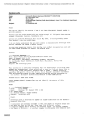 [Email from Stewart Hainsworth to Nigel Simon regarding Sovereign gold]