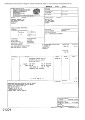 Invoices of 4 Pallets of Promotional Material