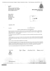 [Letter from Joe Daly to Peter Redshaw regarding a request for cigarette analysis and customer information]