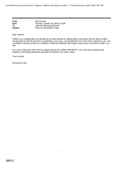 [Email from Norman Jack to Jasmeet Hakimzada regarding Policy for International Trade]