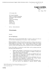 [Letter from Tom Keevil to Yousef S Khalilieh regarding Gallaher entity to Nahil Karam]