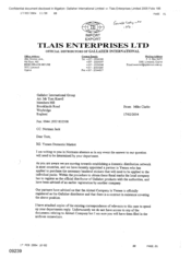 [Letter from Mike Clarke to Tom Keevil regarding Yemen domestic market]