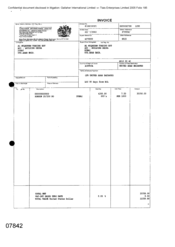 [Invoice from Gallaher International Limited to Al Muqarram Trading Est regarding Goods from Austria]