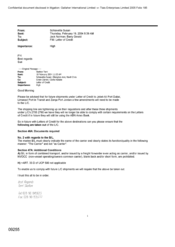 [Email from Susan Schiavetta to Norman Jack and Gerald Barry regarding letter of credit]