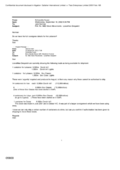 [Email from Susan Schiavetta to Norman Jack regarding NBD stoc movements-Lisnafi; an Despatch]