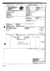 [Export invoice to Tlais Enterprises Ltd regarding 800 cartons of Sovereign Classic cigarettes]