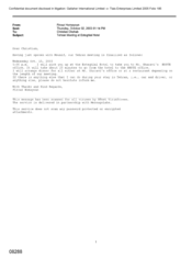 [Email from Firouz Homayoun to Christian Chehab regarding Tehran Meeting at Estaghlal Hotel]