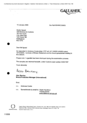 [Letter from Alec Barclay to Martin Speed regarding enclosed witness statment and excel spreadsheet as requested]