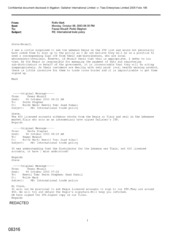 [Email from Mark Rolfe to Mounif Fawaz, Stephen Perks regarding International trade policy]