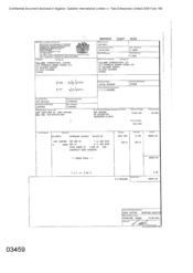 Invoices of 800 cartons of cigarettes - Sovereign Classic