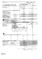 [Bill of lading for ocean transport or multimodal transport]