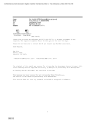 [Email from Ojo Ken to Carol Martin regarding KO159/03 INT-21771]