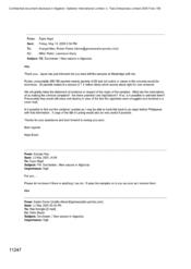 [Email from Nigel Espin to Max Krangle, Ruben Ferrer regarding Dorchester as new seizure in Algeciras]