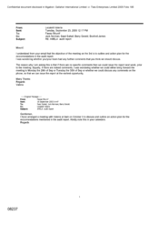 [Email from Valeria Locatelli to Mounif Fawaz regarding Amela audit report]