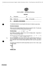 Gallahar International[Memo from Norman Jack to Tracey Boyes regarding july quota-pack market on 20020628]