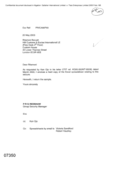 [Letter from PRG Redshaw to Ritamoni Baruah regarding letter CTIT ]