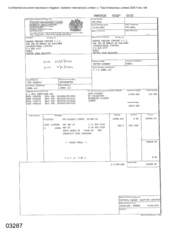 [Invoice from Modern Freight Company LLC on Behalf of Gallaher International Limited Regarding Sov Classic Lights]