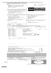 Bill of landing for combined transport shipment or port to port shipment