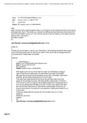 [Email from Ali Katouzian to Norman Jack regarding progress issues in CHABAHABAR2]