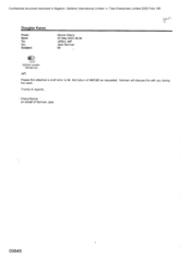 [Email from Cheryl Moore to Jeff Jeffery regarding a draft letter to McCallum of HMC&E]