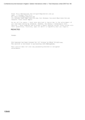 [Email from Tlais Enterprises Ltd to Mark Rofeln Regarding Tlais Stock Report]