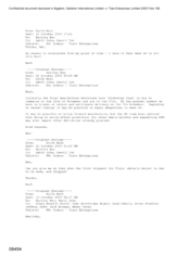 [Email from Mark Rolfe to Ben Hartley regarding orders-Tlais Enterprises]