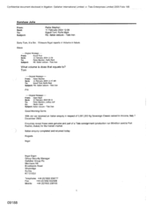 [Email from Stephen Perks to Keevil, Mark Rolfe reagrding Italian seizures- Tlais Iran]