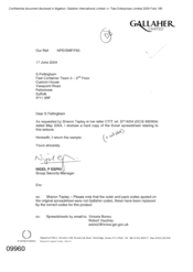 [Letter from Nigel P Espin to S Fellingham regarding Sharon Tapley requested letter CTIT]