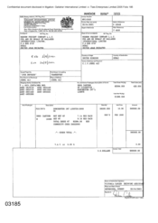 Invoices of 5600 cartons of cigarettes - Dorchester Int'l Lights