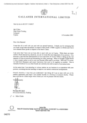 [Letter from Norman BS Jack to P Tleis regarding business partnership]