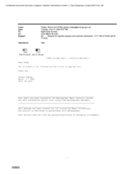 [Email from Tapley Sharon to Nigel Espin regarding request for cigarette analysis and customer information]