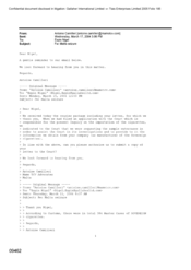 [Email from Antoine Camilleri to Nigel Espin regarding Malta seizure]