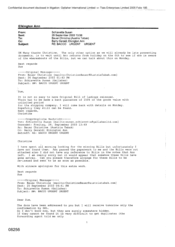 [Email from Susan Schiavetta to Christine Bauer regarding bills of ladings]