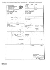 [Stateline Lights invoice for Gallaher International Ltd]