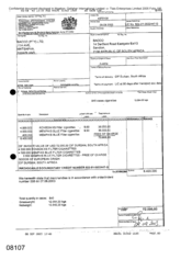 [Invoice from Gallaher International Limited to Bacco regarding 840 cases of Ronson Filter cigarettes and Memphis Blue Filter Cigarettes]