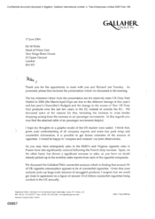 [Letter from Jeff Jeffrey to M Wells regarding enclosed presentation discussed at the meeting]
