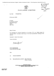 [Letter from PRG Redshaw to H Aluko regarding seizurd excel sheets files]