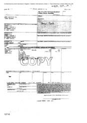 Bill of Lading for Ocean Transport or Multimodal Transport