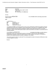 [Email from Rolke Mark to Norman Jack regarding the Federal Bank of the Middle East]