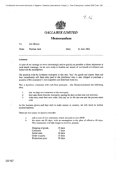 Gallaher Limited[Memo from Norman Jack to Jon Moxon regarding marketing structure of Lebanon on 20020612]