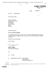 [Letter from Nigel P Espin to Lynsey Thompson regarding the excel spreadsheet relating to seizure]