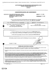 [Certificate of Deposit from Gallaher International Limited to Atteshlis Bonded Stores Ltd for Dorchester Black]