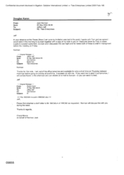 [Email from Norman Jack to Jeff Jeffery regarding Tlais Enterprises]