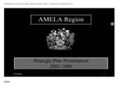 AMELA Strategic Plan 2003-2006