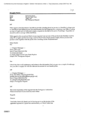 [Email from Susan Schiavetta to Jeff Jeffery regarding Portuguese Request]